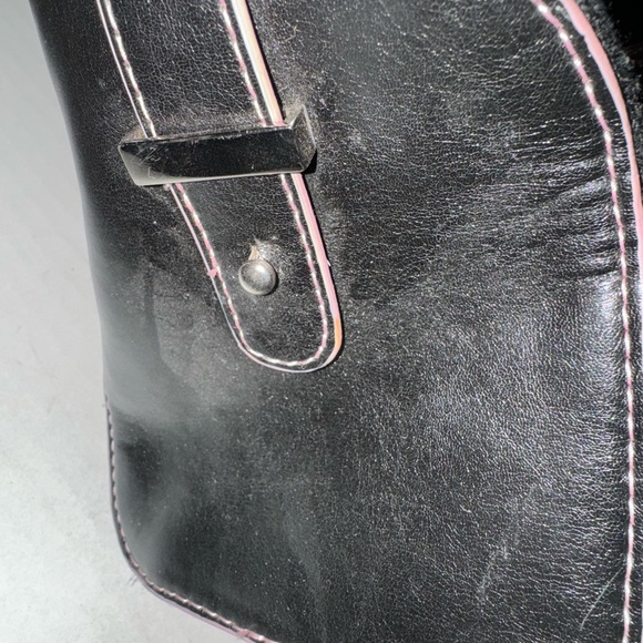 Montreal designers Matt & Nat black vegan leather East West Handbag Purse Bag